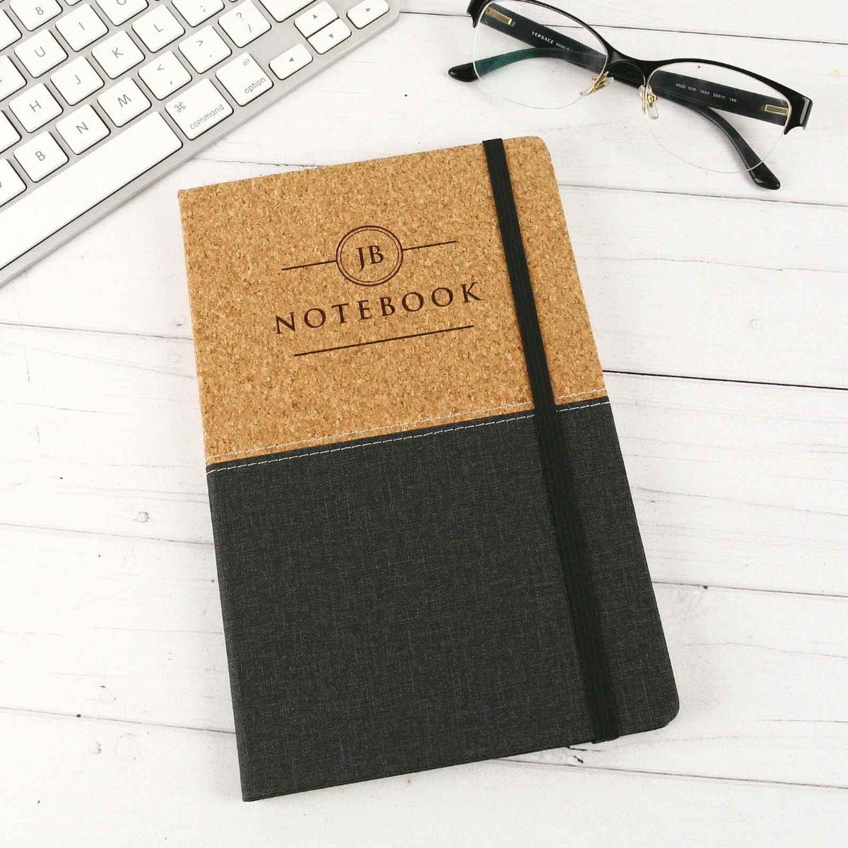 Engraved Birthday Cork Notebook
