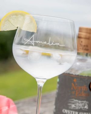 Engraved Signature Gin Glass 780ml
