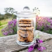 Engraved 650ml Glass Cookie Jar