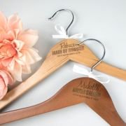 Engraved Bridal Party Wedding Hangers