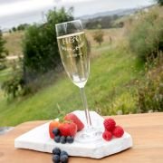 Engraved Wedding Champagne Glass