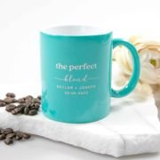 Engraved Wedding Coffee Mug Gift