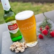 Engraved Wedding Schooner Beer Glass