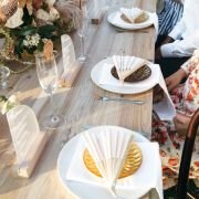 Engraved Wooden Wedding Fan