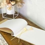 Engraved Wooden Wedding Guest Book