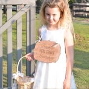 Engraved Wooden Page Boy Flower Girl Signs