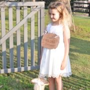 Engraved Wooden Page Boy Flower Girl Signs