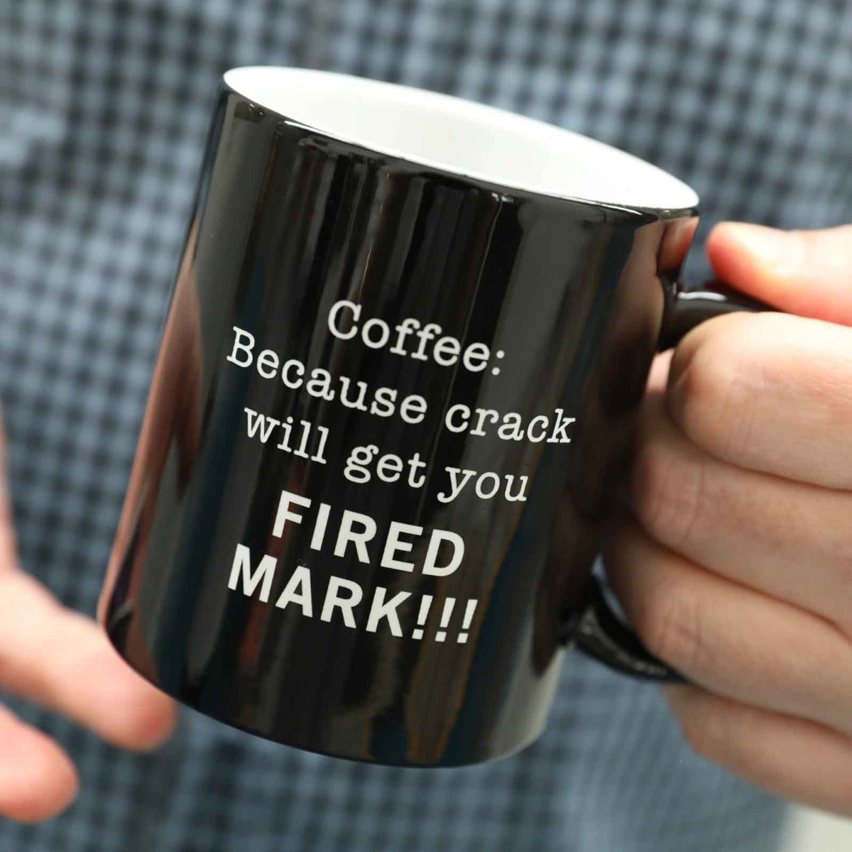 Drink Coffee Engraved Coffee Mug