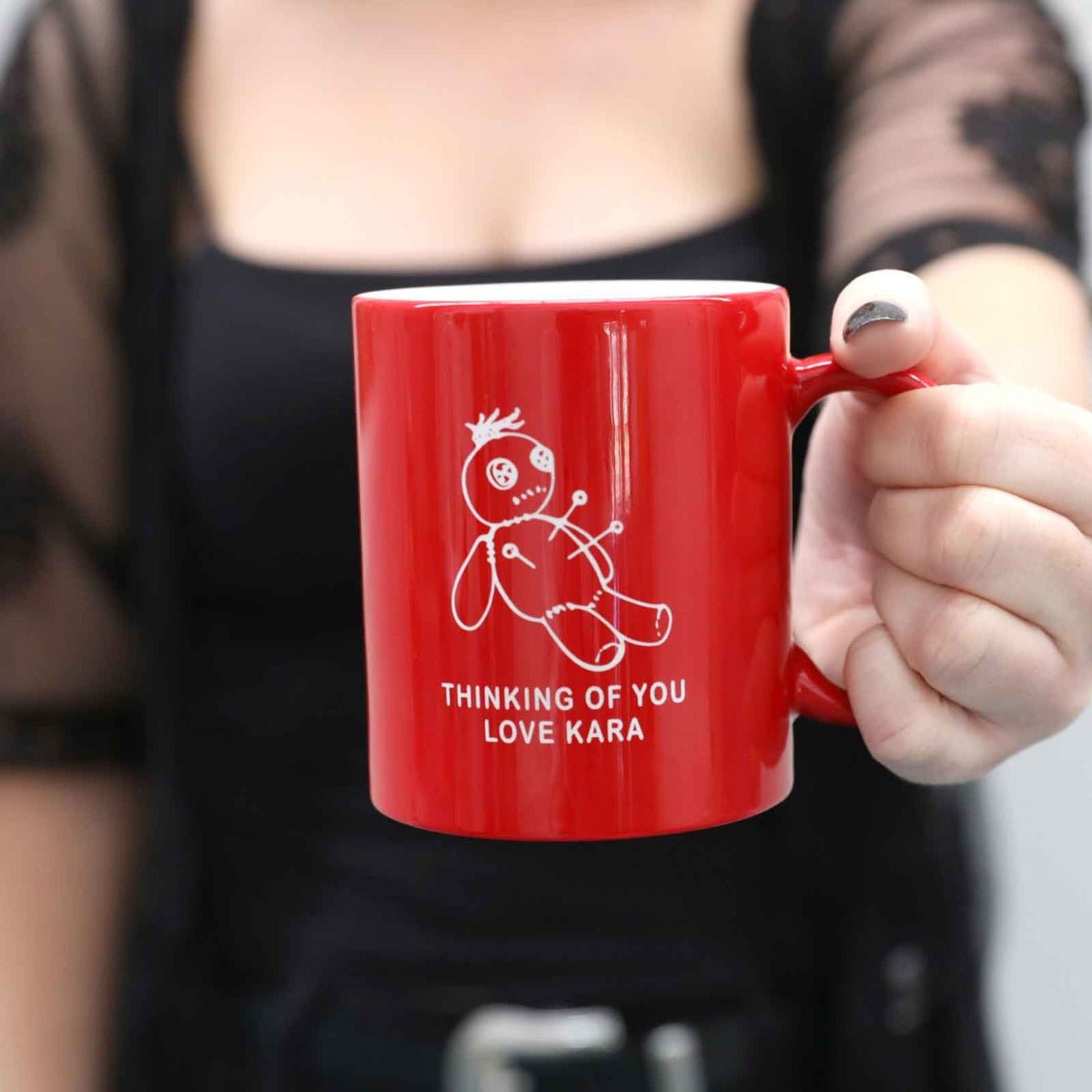 Thinking of You Voodoo Doll Coffee Mug