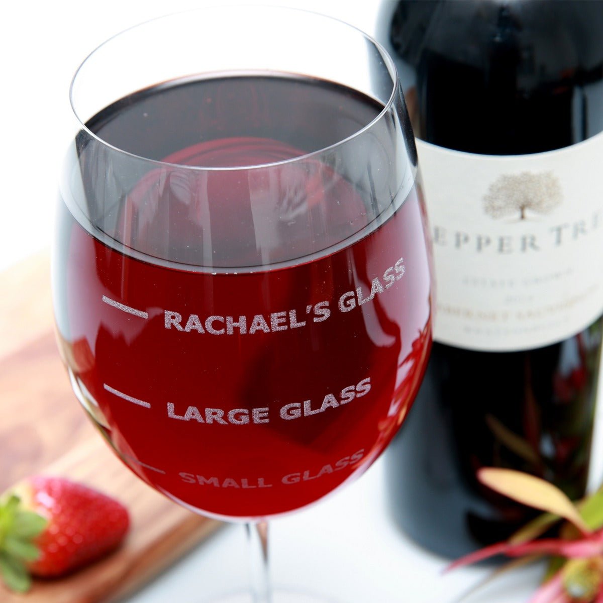 Large 700ml Engraved Wine Glass