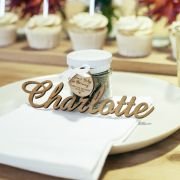 Laser Cut Wooden Name Placecard