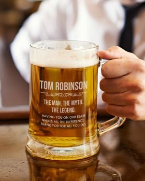 Engraved Corporate 500ml Beer Mug