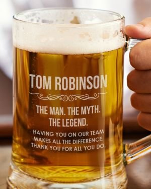 Engraved Corporate 500ml Beer Mug
