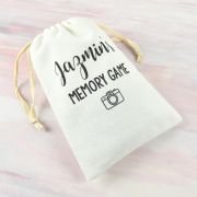 Wooden Photo Memory Game with Personalised Gift Bag