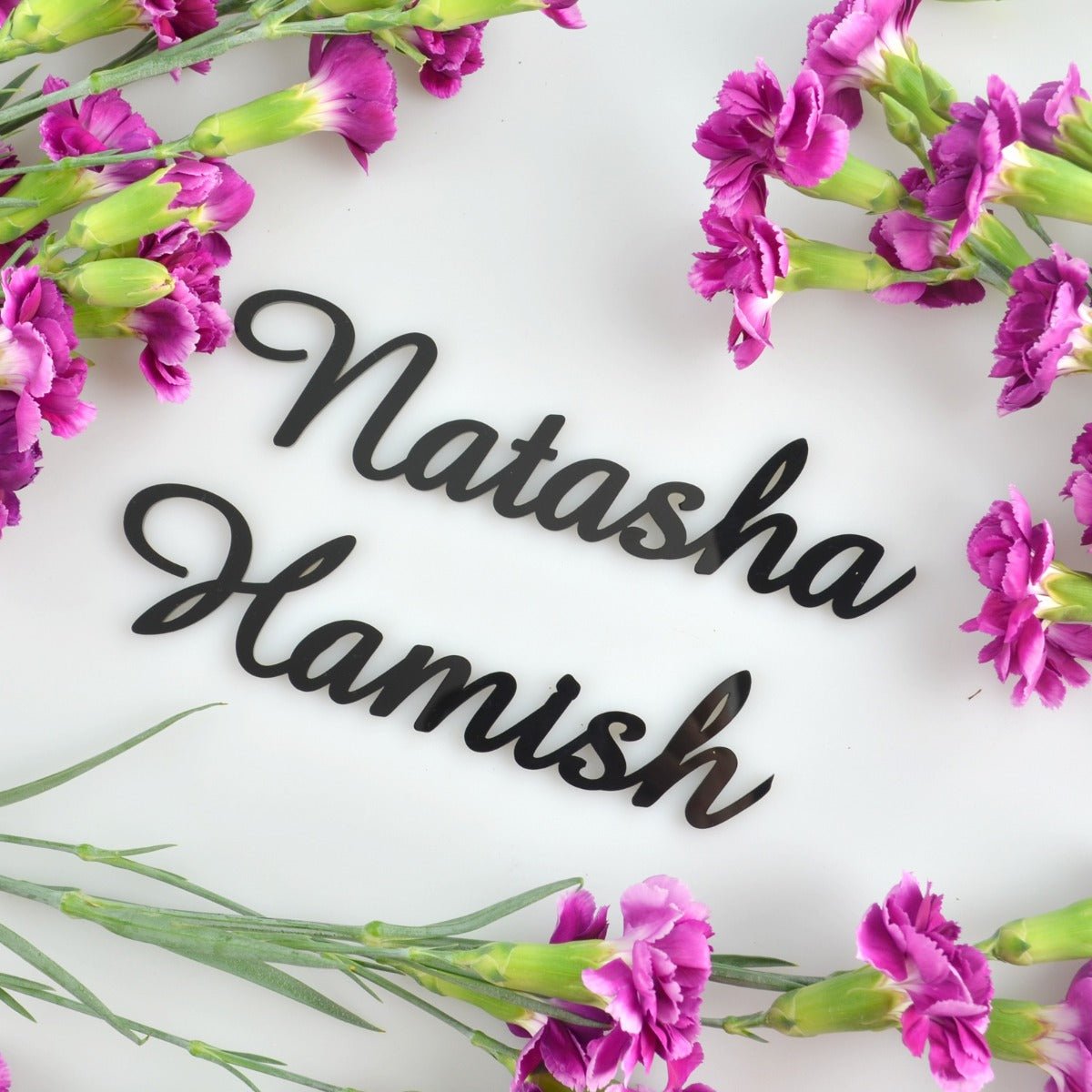Laser Cut Acrylic Name Place Cards