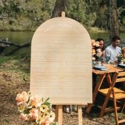 Printed A1 Size Bamboo Arch Wedding Seating Chart