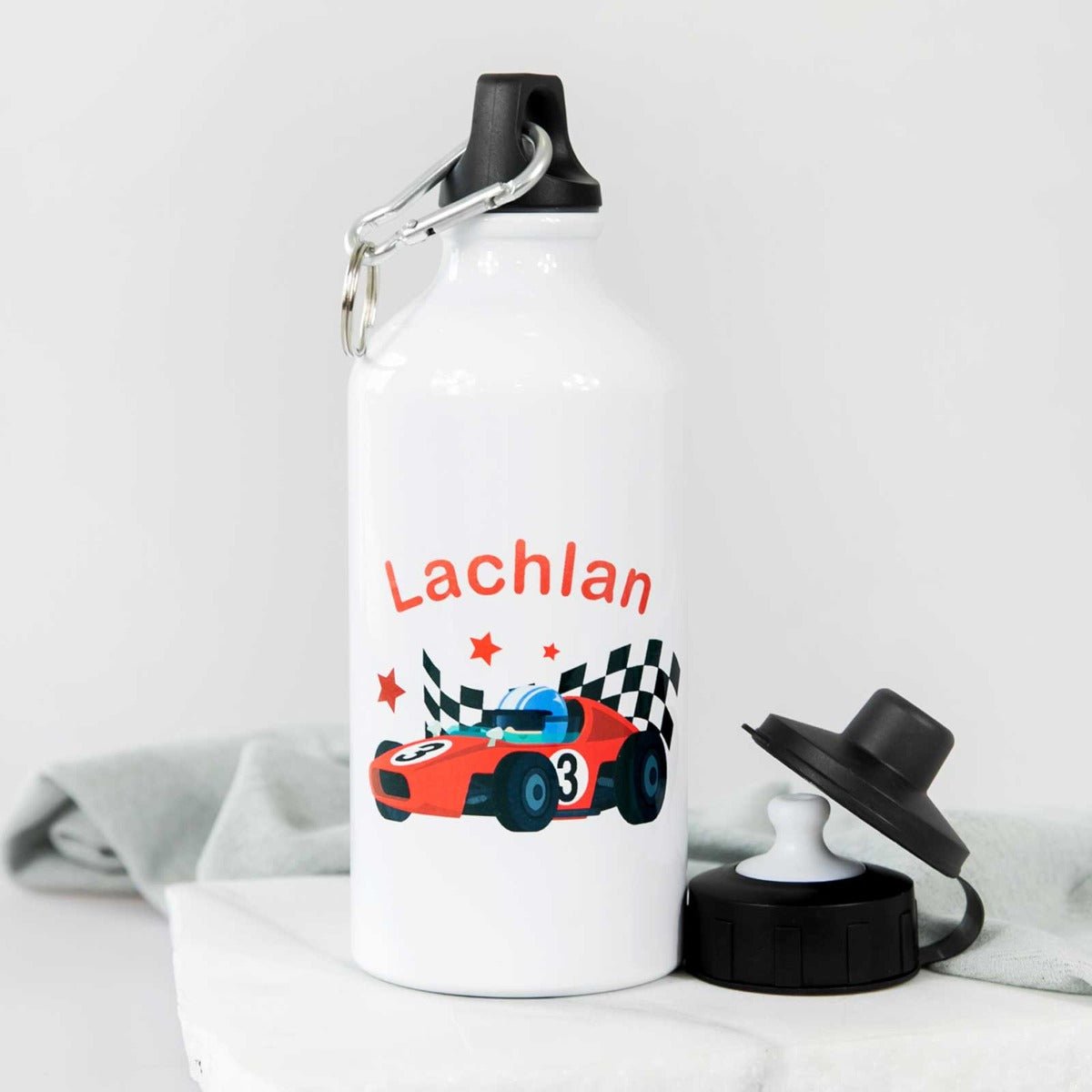 Printed Race Car Kids Drink Bottle 500ml