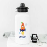 Printed Rocket Ship Kids Drink Bottle 500ml