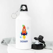 Printed Rocket Ship Kids Drink Bottle 500ml