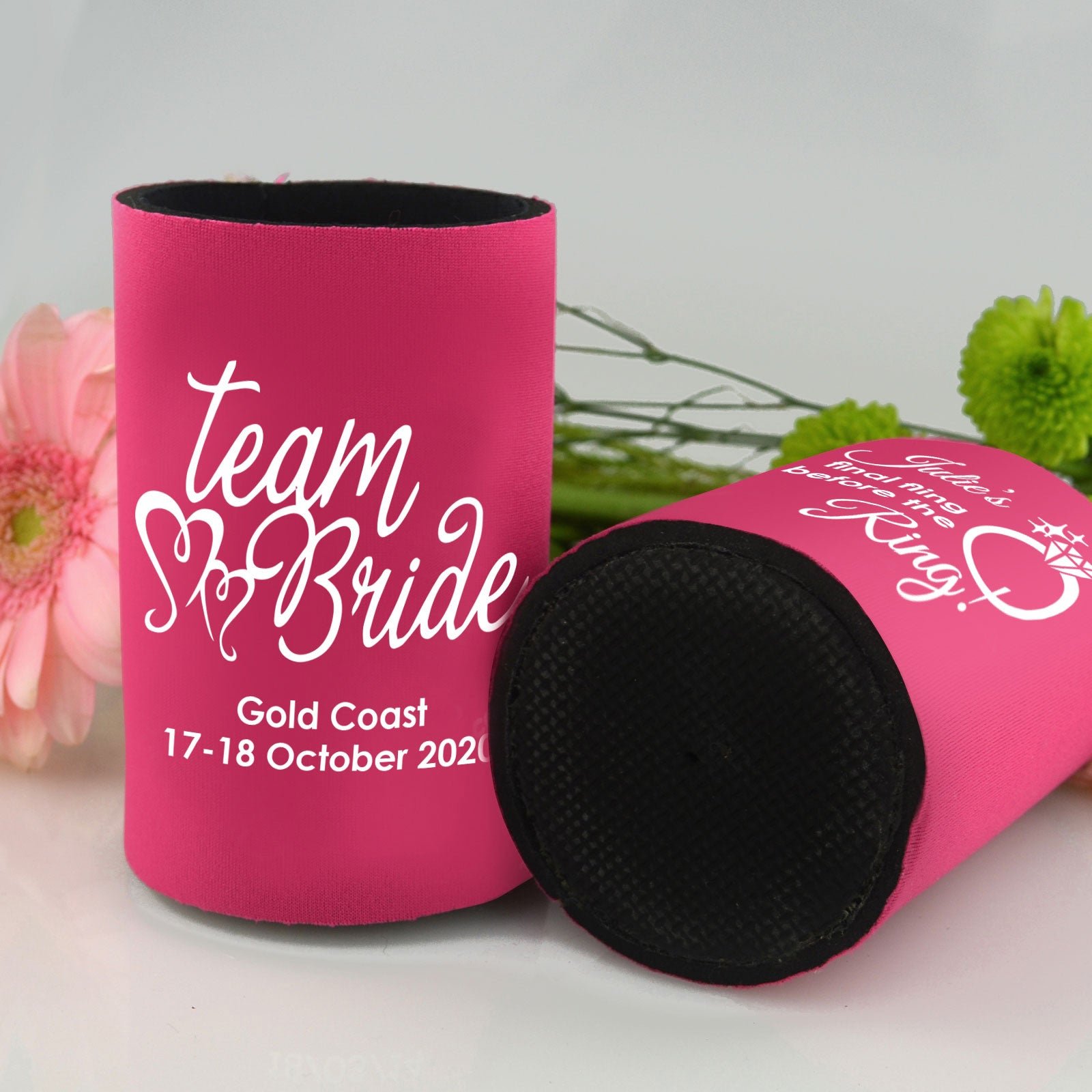 Hens Party Stubby Holders – 1 Colour Print