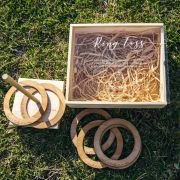 Engraved Ring Toss Wedding Game Keepsake