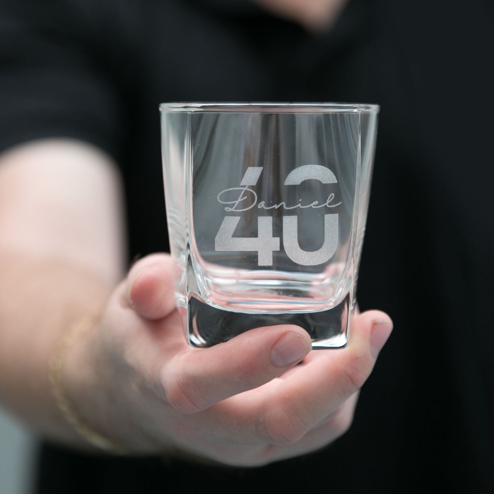 Birthday Milestone Scotch Glass