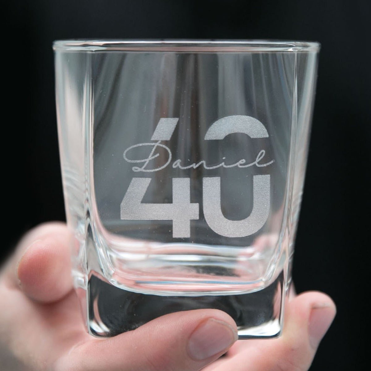 Birthday Milestone Scotch Glass