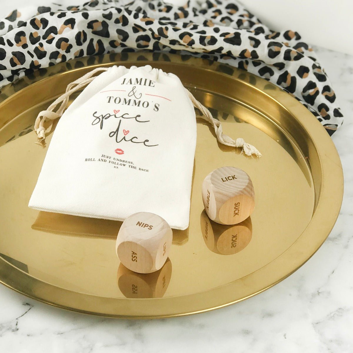 Personalised Spicy Date Night Dice Game