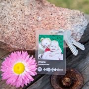 Photo Printed Frosted Acrylic Spotify Song Code Keyring