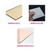 Love Script Mirror Acrylic Cake Topper