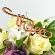 Laser Cut Wooden Letter Table Numbers