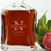 Engraved Deluxe Whiskey Decanter Corporate Gift