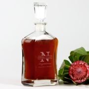 Engraved Deluxe Whiskey Decanter Corporate Gift