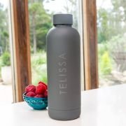 Engraved Luxe Matte Finish 500ml Stainless Steel Water Bottle