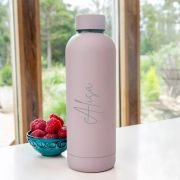 Engraved Luxe Matte Finish 500ml Stainless Steel Water Bottle