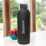 Engraved Luxe Matte Finish 500ml Stainless Steel Water Bottle