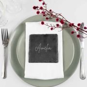 Engraved Wedding Slate Coasters Favours