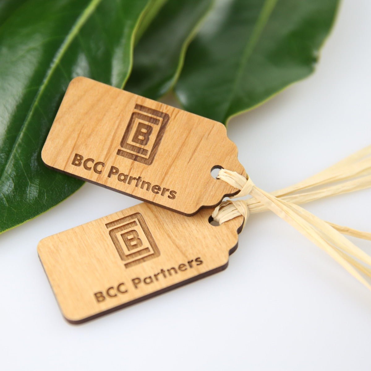 Engraved Promotional Wooden Gift Tags