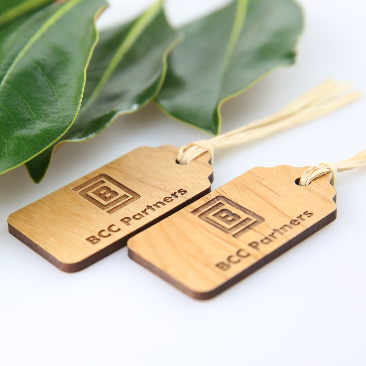 Engraved Promotional Wooden Gift Tags