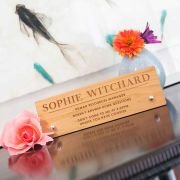 Wooden Engraved Office Desk Sign