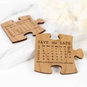 Engraved Wooden Puzzle Save the Date
